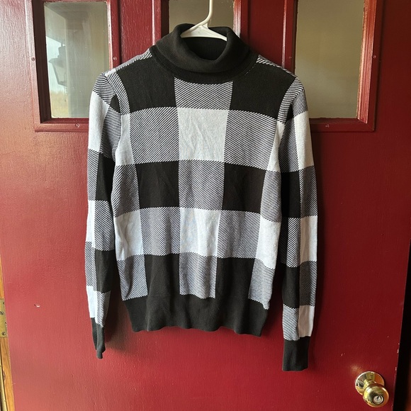 New York & Company Other - New York & Company Black and White Turtleneck Sweater